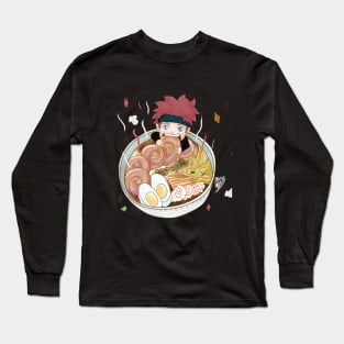 Ramen ラ ー メ ン Long Sleeve T-Shirt